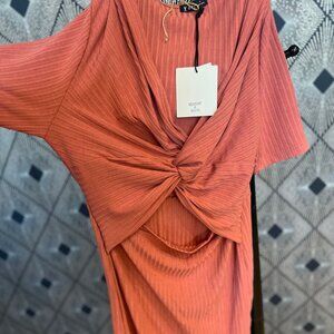 Venus Large Midi Dress.  Knotted front w/open mid section